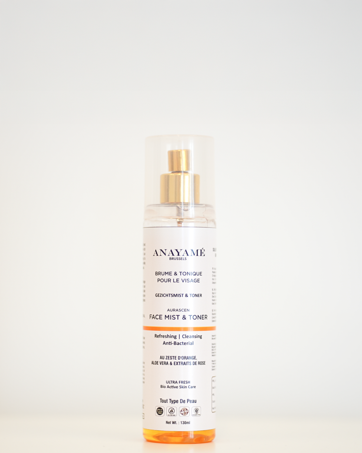 Brume & Tonique pour le visage au zeste d'orange, aloé Vera & Extraits de Rose Numéro 32