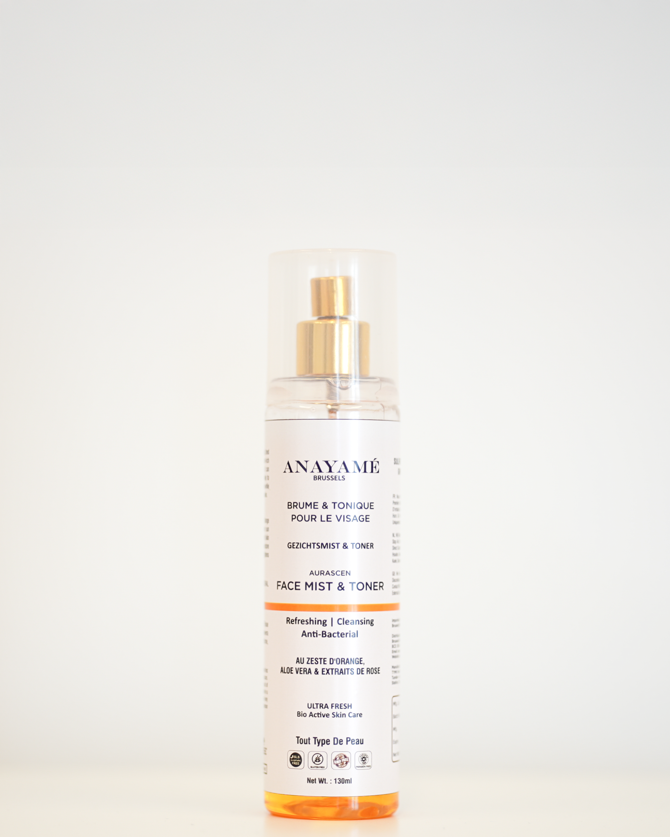 Brume & Tonique pour le visage au zeste d'orange, aloé Vera & Extraits de Rose Numéro 32