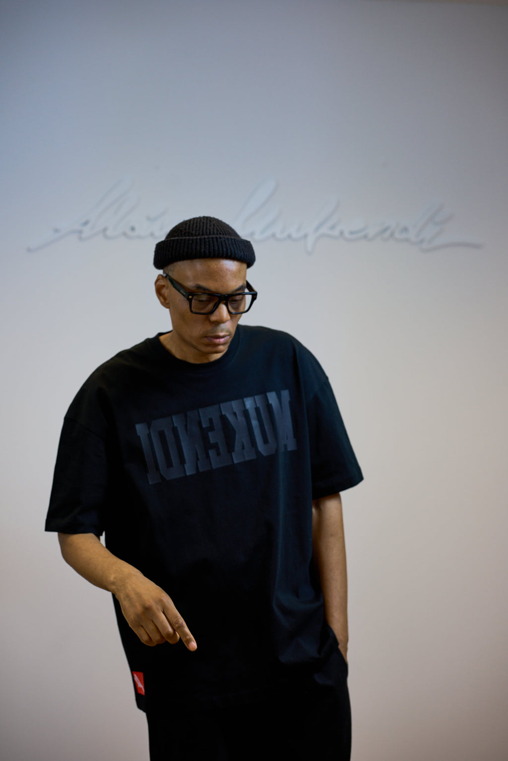 T-Shirt Mukendi-Reverse - Noir - Noir Numéro 32